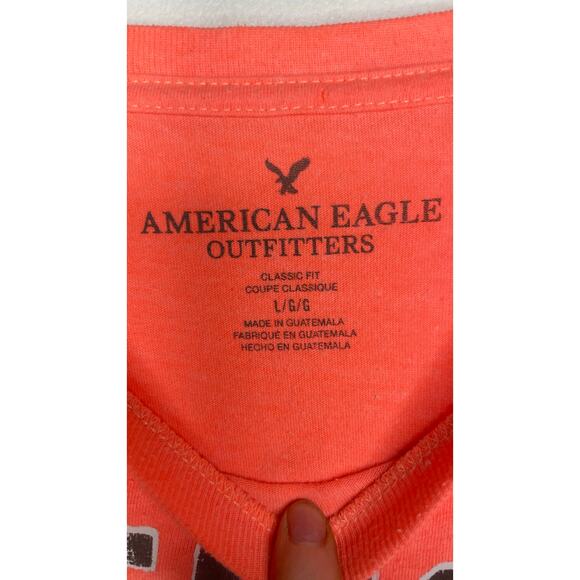 American Eagle Outfitters Graphic T-Shirt – Men’s (Coral Red) - Picture 7 of 7